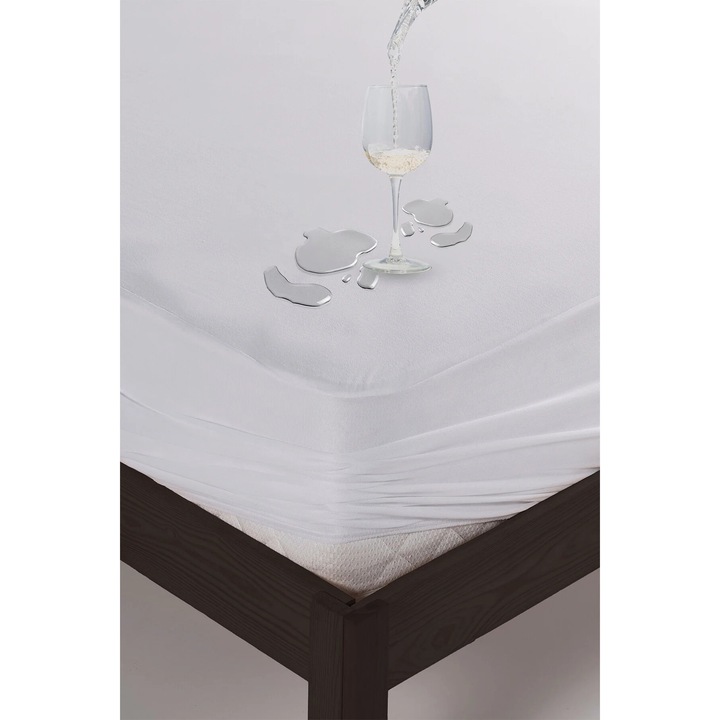 Saltea pentru copii, dubla, cu margini complete, impermeabila la lichide, marimea 180 x 200