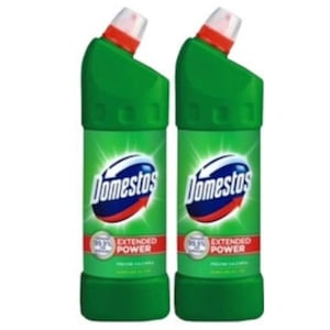 Pachet curatenie dezinfectant Domestos Pine, 2 x 750ml