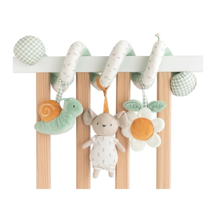 Jucarie zornaitoare din plus, spirala, design “Spring Cottage”