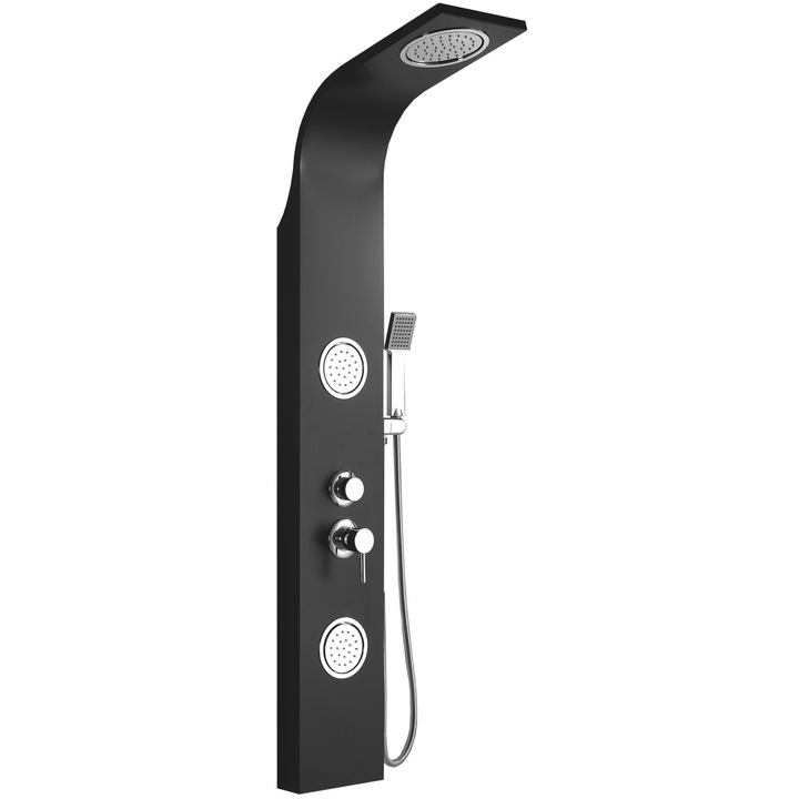 Mexen Gros душ панел, черен - 7619-03-70
