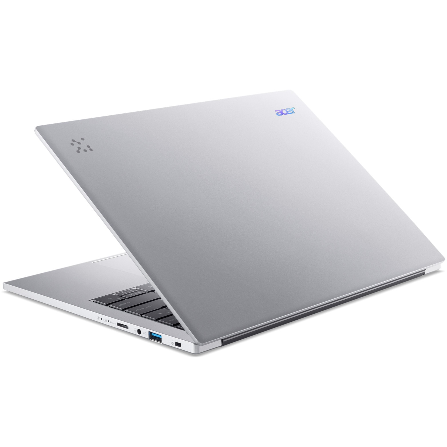 Laptop Acer Aspire 14 AI OLED cu procesor AMD Ryzen™ AI 7 350 pana la 5.0 GHz, 14", WUXGA OLED, 16GB LPDDR5X, 1TB SSD, AMD Radeon™ 860M, No OS, Pure Silver