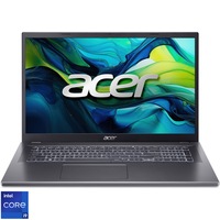 Laptop Acer Aspire 17 cu procesor Intel Core i9-13900H pana la 5.4 GHz, 17.3", FHD IPS, 32GB LPDDR5, 1TB SSD, Intel Iris Xe Graphics, No OS, Steel Gray
