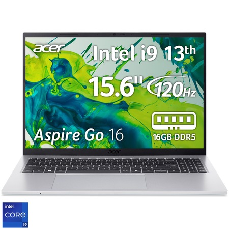 Laptop Acer Aspire Go 16 cu procesor Intel® Core™ i9-13900H pana