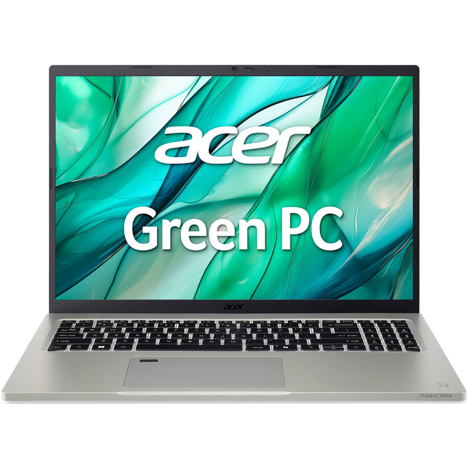 Laptop Acer Aspire Vero 16 cu procesor Intel® Core™ Ultra 5 225H pana la 4.9 GHz, 16", WUXGA IPS, 16GB LPDDR5X, 1TB SSD, Intel® Arc™ 130T GPU, Windows 11 Home, Cobblestone Gray