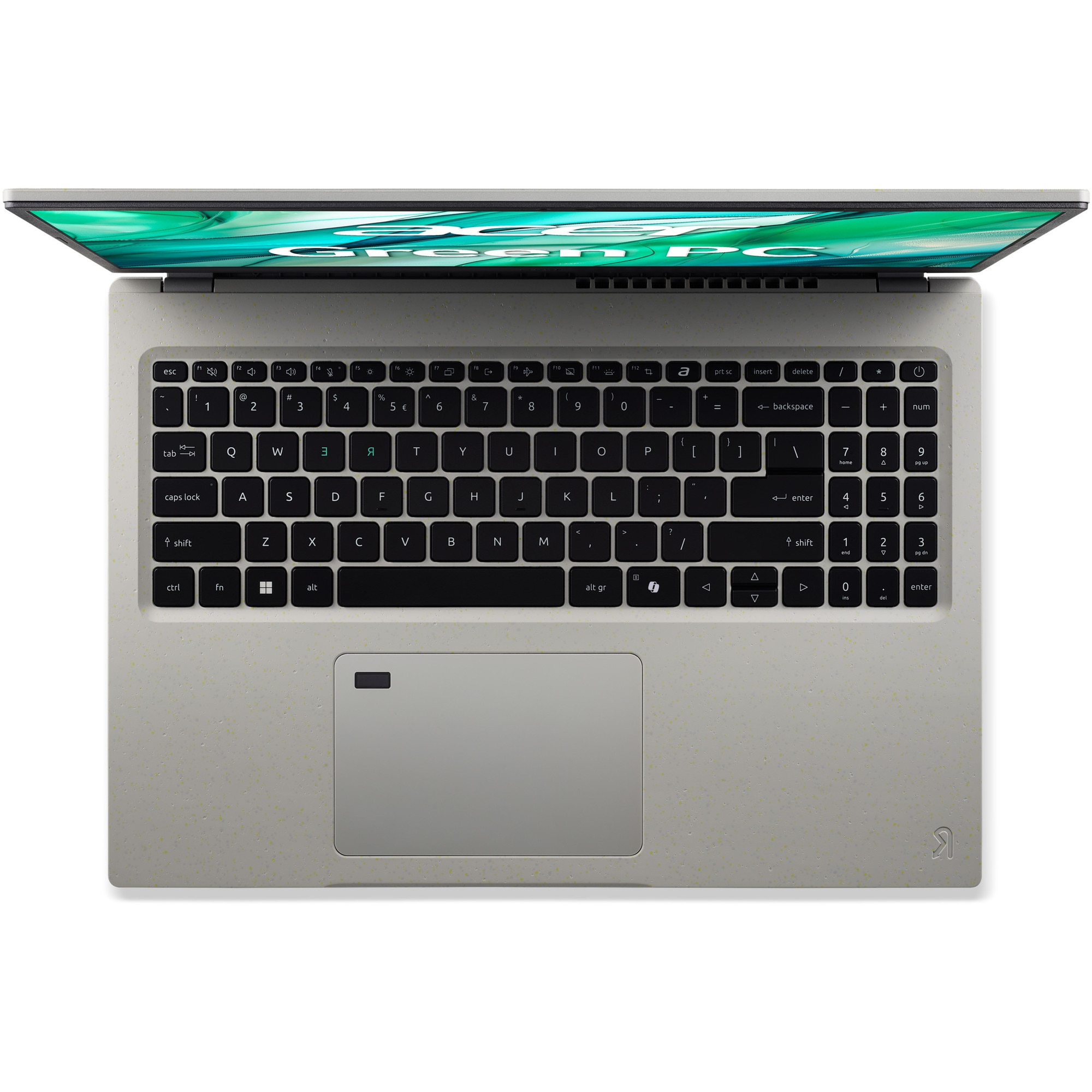 Laptop Acer Aspire Vero 16 cu procesor Intel® Core™ Ultra 5 225H pana la 4.9 GHz, 16", WUXGA IPS, 16GB LPDDR5X, 1TB SSD, Intel® Arc™ 130T GPU, Windows 11 Home, Cobblestone Gray