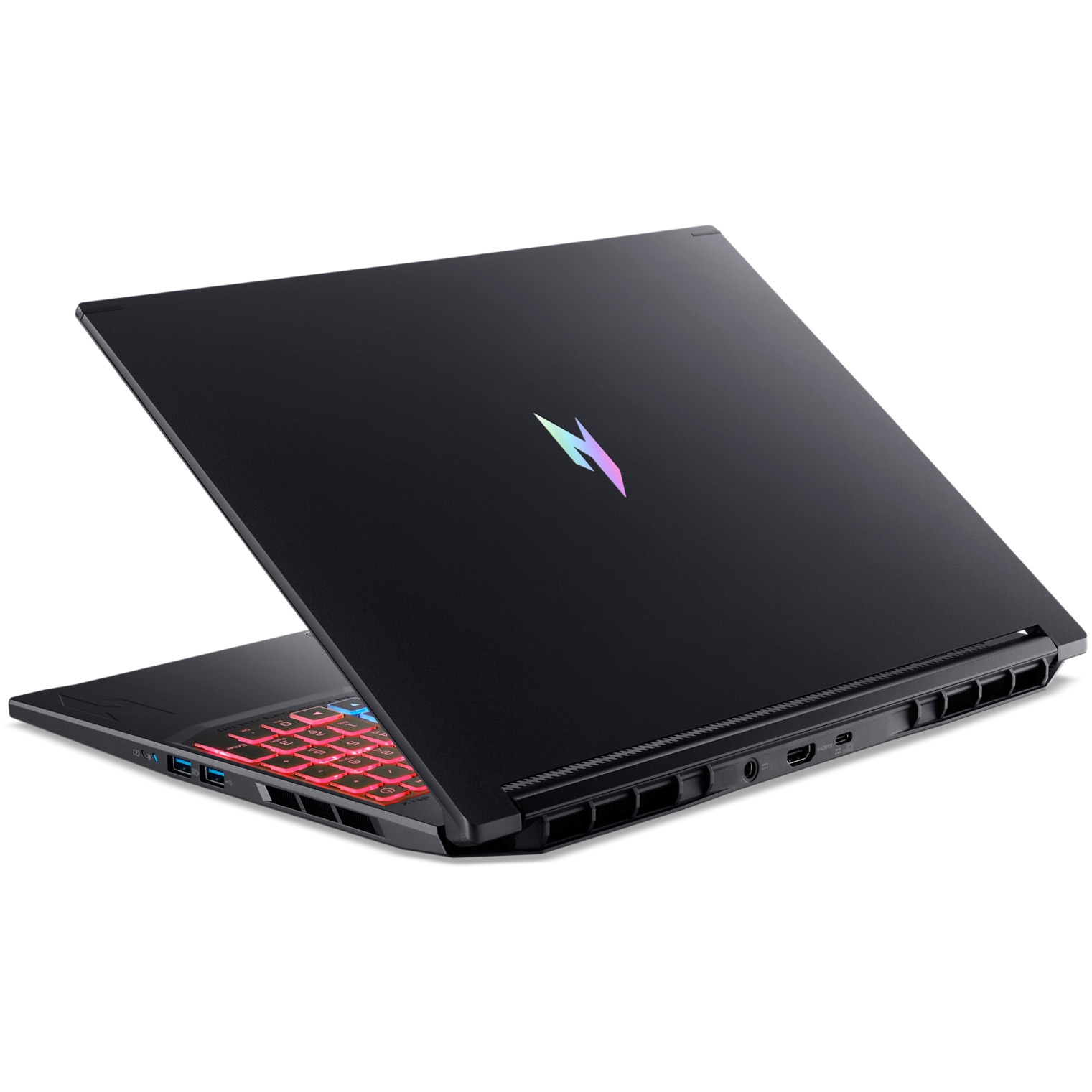 Laptop Gaming Acer Nitro V 16S cu procesor Intel® Core™ 5 210H pana la 4.8 GHz, 16", WUXGA IPS, 180Hz, 16GB DDR5, 512GB SSD, NVIDIA® GeForce RTX™ 5050 8GB GDDR7, No OS, Obsidian Black