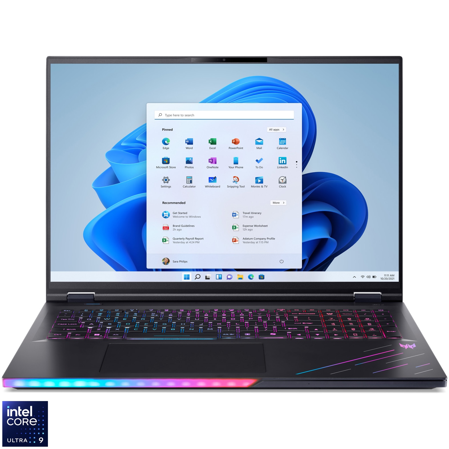 Laptop Gaming Acer Predator Helios 18 AI cu procesor Intel® Core™ Ultra 9 275HX pana la 5.4 GHz, 18", WQUXGA Mini LED IPS, 120Hz, 96GB DDR5, 1TB + 2TB + 1TB SSD, NVIDIA® GeForce RTX™ 5090 24GB GDDR7, Windows 11 Pro, Abyssal Black