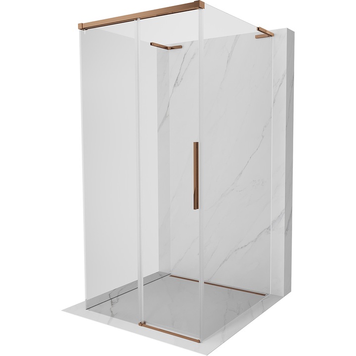 Cabina de dus glisanta Mexen Rox 90 x 70 cm, transparenta, crom - 8C2-090-070-01-00