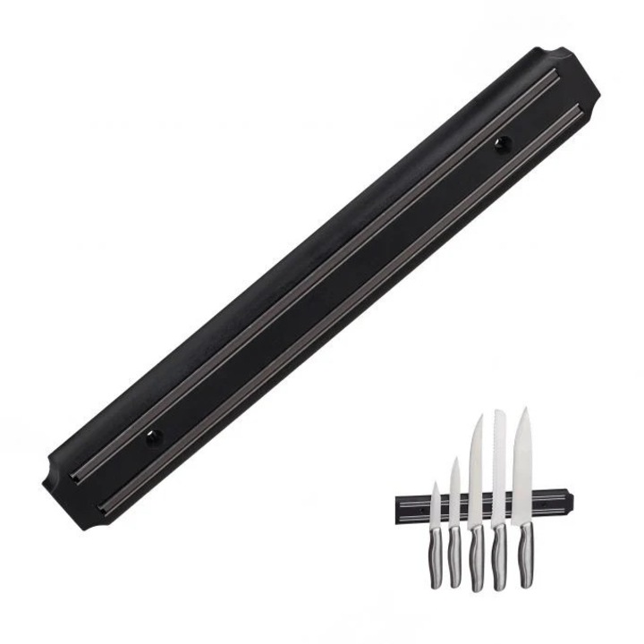Suport magnetic pentru ustensile B2X, 33x5x1cm, metal
