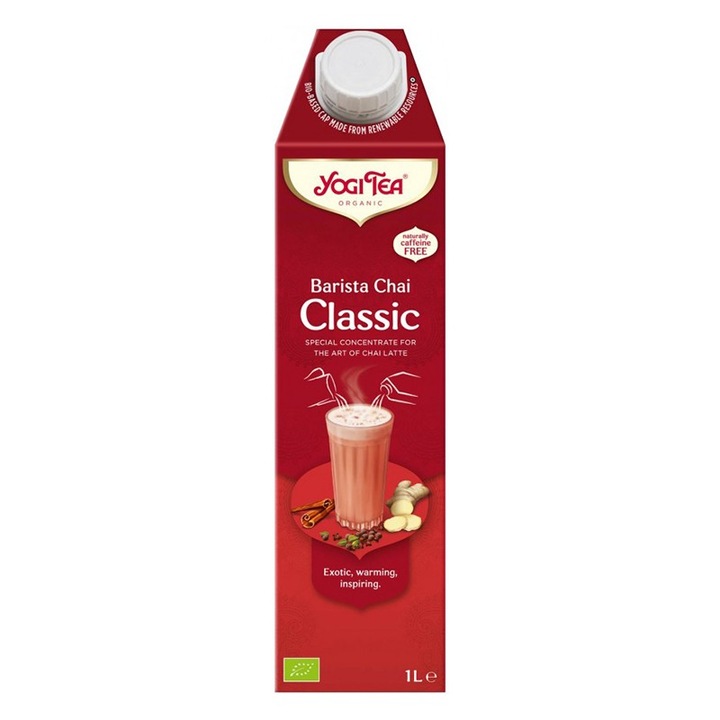 Set 2 x Specialitate Concentrata Bio de Ceai Barista Chai Classic, Yogi Tea, 1 l