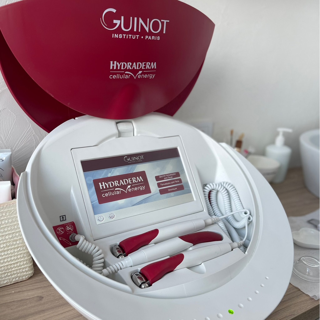 Aparat îngrijire facială Guinot Hydradermie Cellular Energy, alb