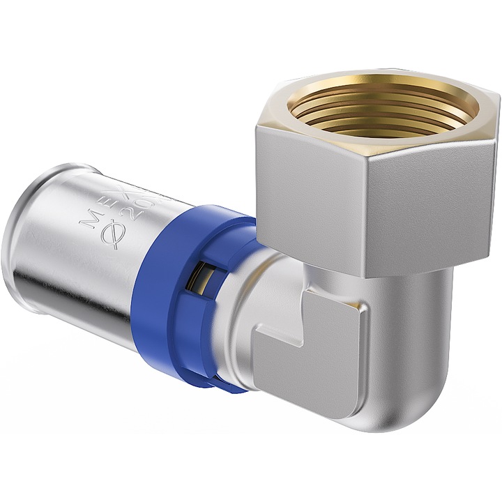 Cot presat Mexen PEX-P, semiconector, 16mm x 1/2" GW