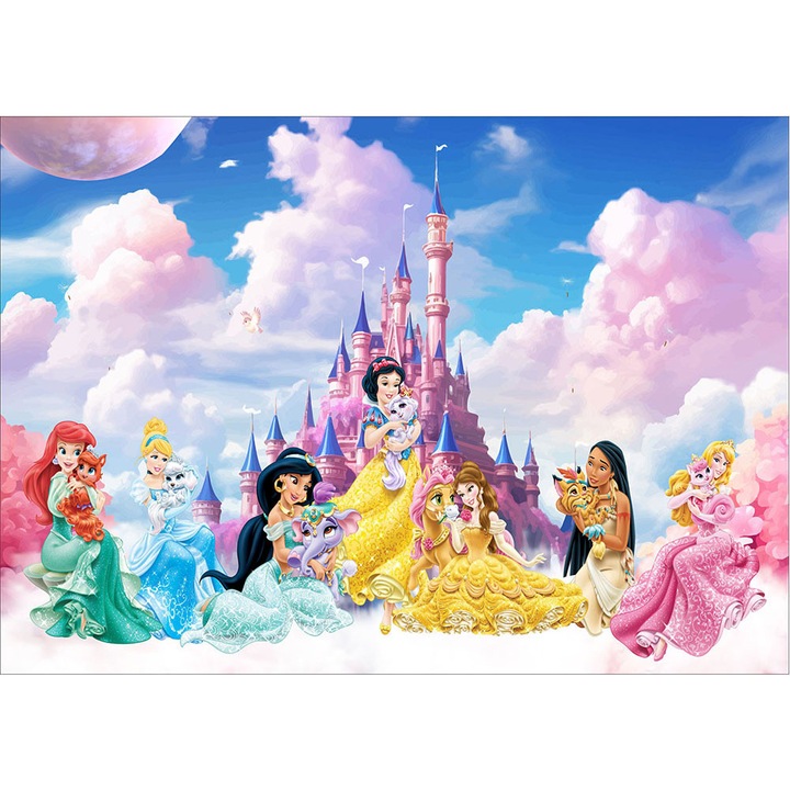 Fototapet Copii, autoadeziv, Printese Disney, multicolor,120x200 cm CO432