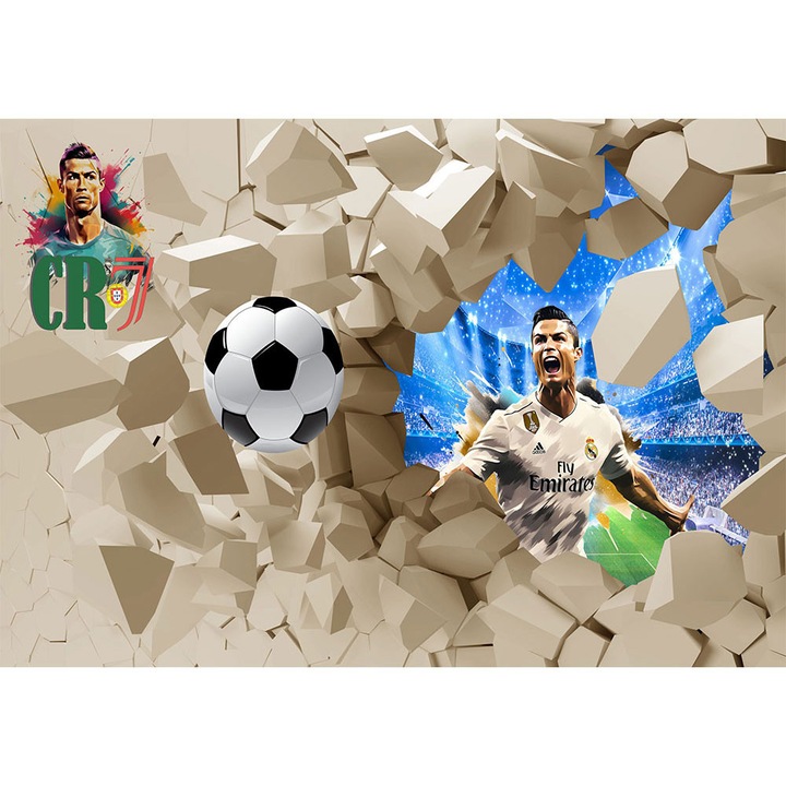 Fototapet Copii, autoadeziv, Ronaldo Fotbal, multicolor,80x120 cm CO464