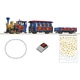 Set trenuleț de Crăciun Roco, locomotivă cu 2 vagoane, circuit oval, LED, 1:45, 110x100cm