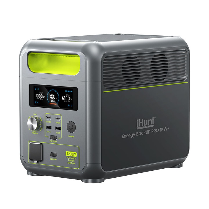 Statie electrica portabila iHunt Energy BackUp PRO 1KW+