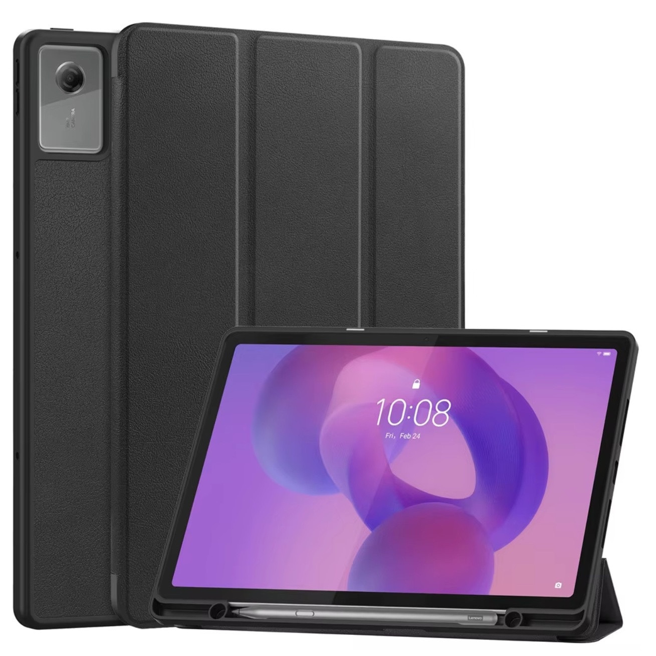Husa tableta, EtuiTab, pentru Lenovo Idea Tab Plus 12.1", piele ecologică, slim