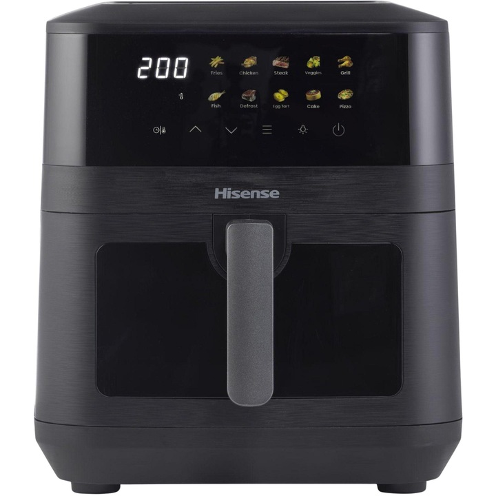 Hisense HAF2100DCD forrólevegős fritőz, 1800W, 7.7l, 10 automata program