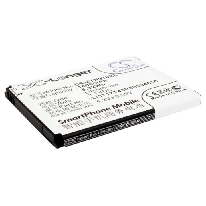 Baterie TECHTEK CS-ZTN970XL Li-ion 1600mAh