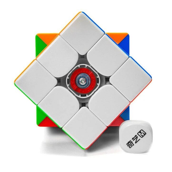 Cub Rubik M Pro V2, QY TOYS, magnetic, ajustare duală, multicolor