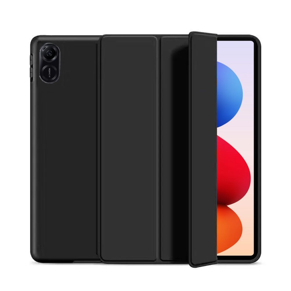 Husa Ultra Slim pentru tableta Xiaomi Redmi Pad 2 Pro 12.1'' (2025), Silicon TPU, Smart Cover - Negru