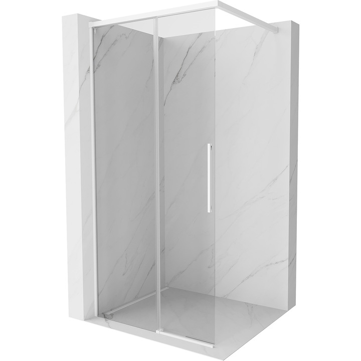 Panou de dus Mexen Lunar Walk-in stanga 70 x 200 cm, transparent 8 mm, crom - 830-070-000-01-00-L