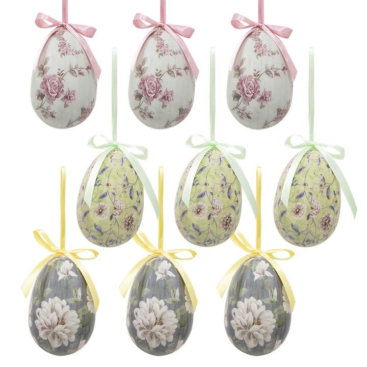 Комплект 9 броя Пластмасови пастели многоцветни Ø 5x8 см