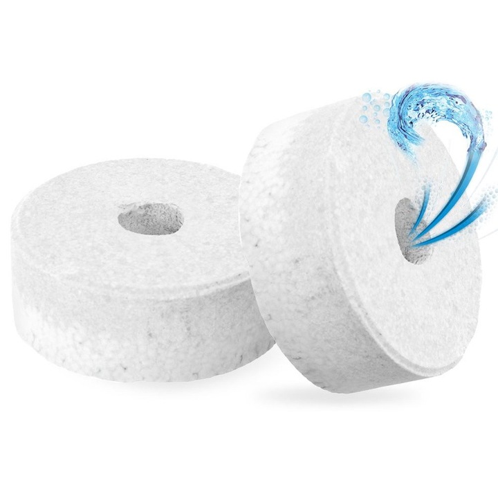 Комплект от 2 таблетки за абсорбиране на влага, Artemis, 10x10x3,8см, бели