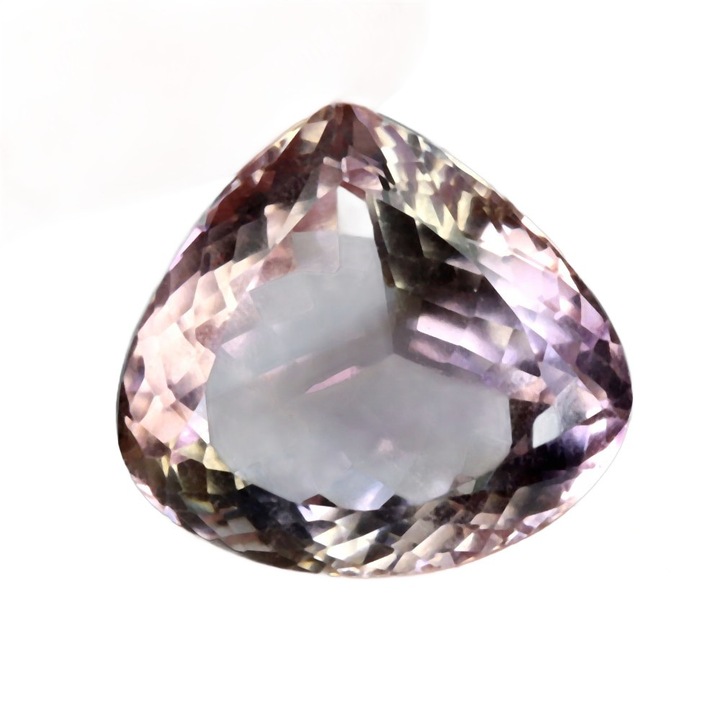 Ametrin natural 39.05ct, Songea, 24x22x13mm