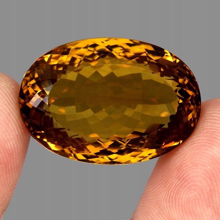 Piatra pretioasa naturala citrin, Songea, 71.72ct, 30x21x16mm