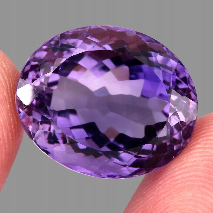 Ametist natural, Songea, 5.48g, 20x16x13mm, 27.43ct
