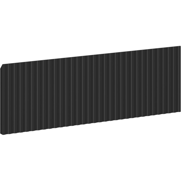 Mexen Rivel fata canelata pentru corpul dulapului de baie 50 x 20 cm, negru mat - 91A20-0500-235-1-71