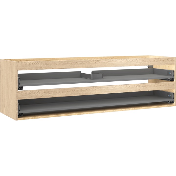 Mexen Box-A corp de dulap sub chiuveta 160 cm, 2 sertare, stejar - 91AX0-1600-470-2-81