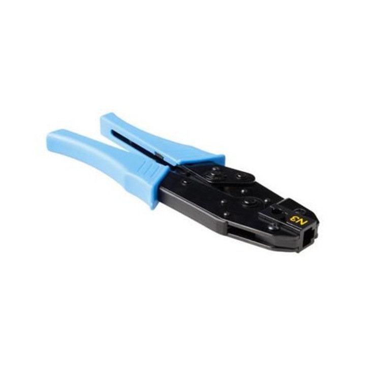 Cleste de sertizat modular pentru RJ45 pentru cablu cu diametrul exterior de la 7 la 8 mm ACT WL2000