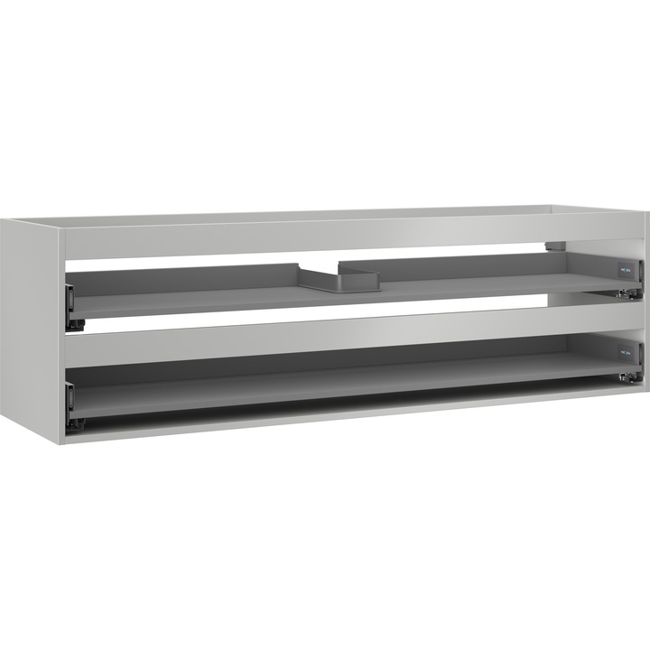 Mexen Box-A corp dulap pentru lavoar 160 cm, 2 sertare, gri mat - 91AX0-1600-470-2-62