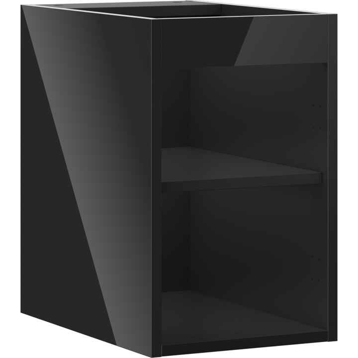 Mexen Box-A corp dulap suspendat de baie 30 cm, negru lucios - 91AX1-0300-470-1-70