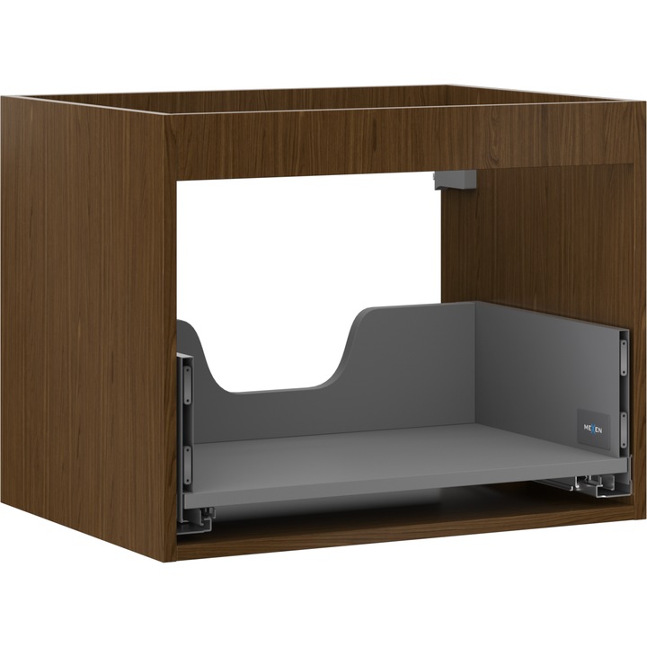 Mexen Box-A corp dulap sub chiuveta 60 cm, 1 sertar, nuc - 91AX0-0600-470-1-86
