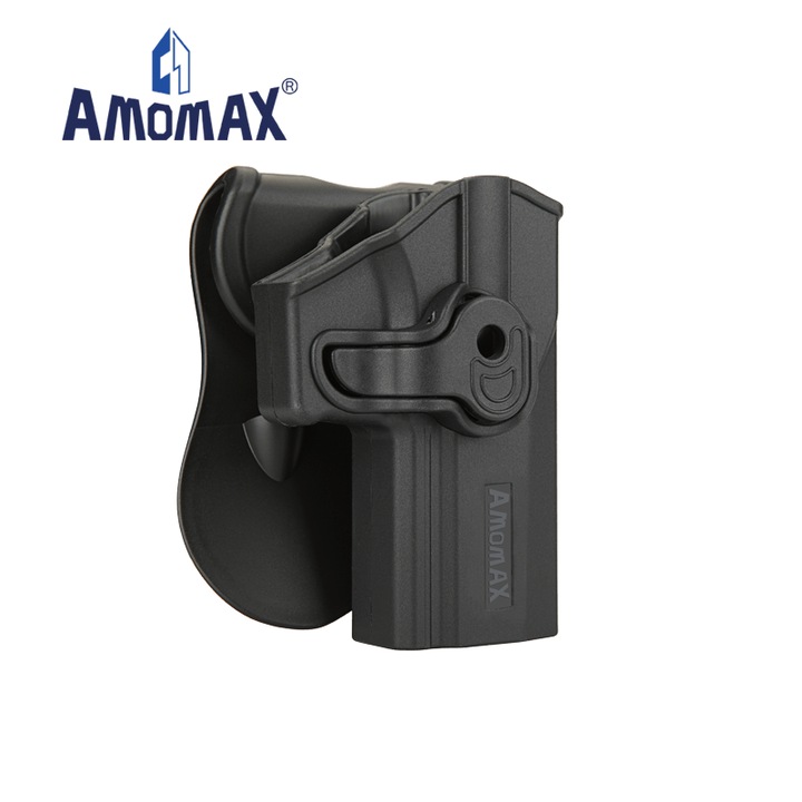 Toc pistol Amomax, Sig Sauer P320 Carry, 4 platforme transport, culoare neagra