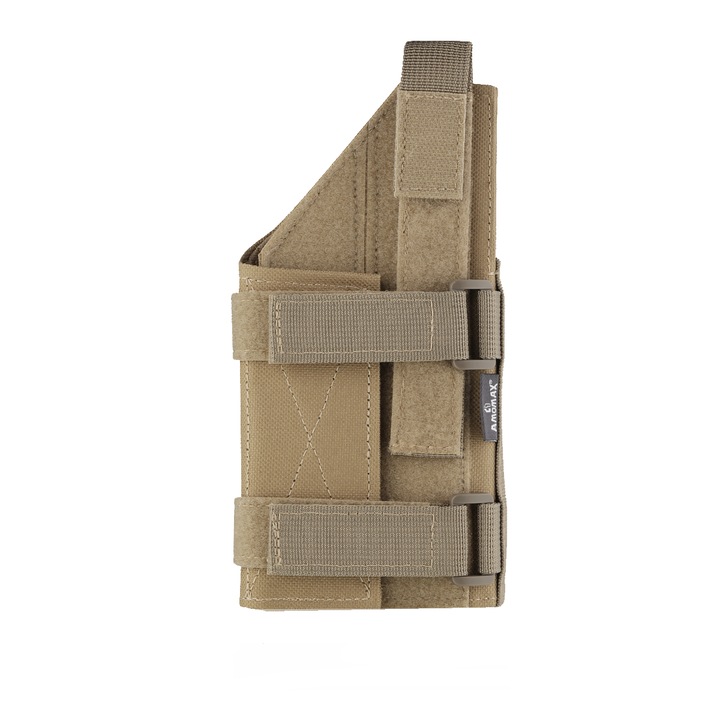 Toc pistol Amomax, sintetic, sistem MOLLE, rezistent la apa, negru, set