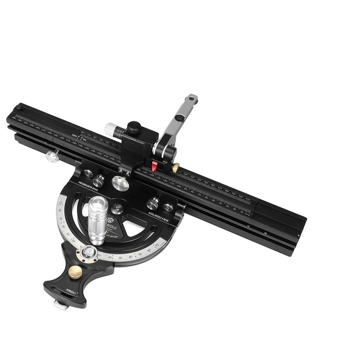 Set de rigla de unghi ajustabil, 140 grade, 360x610mm, pentru Bosch