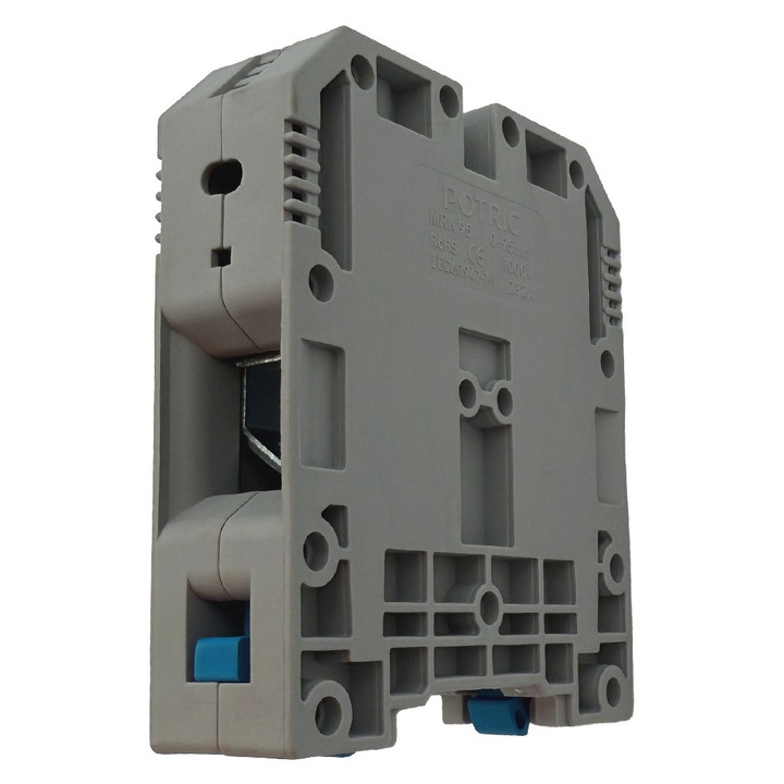 Regleta tablou electric pe sina DIN MRK 95mm – Gri
