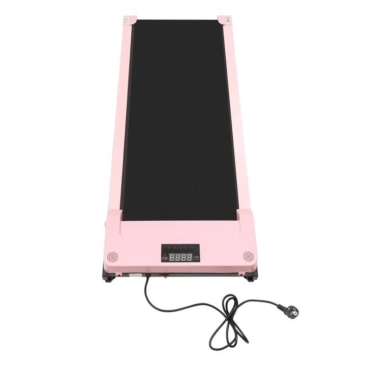 Sétapad / Walking Pad, Kompakt, íróasztal alá helyezhető, Sebesség 1–6 km/h, Összecsukható és hordozható, LED kijelző és távirányító, Csendes