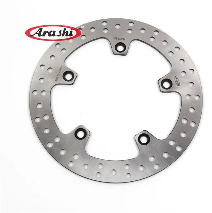 Disc de frana, design CNC, otel inoxidabil durabil, rotund, 26.5mm x 0.5mm, 1.3kg