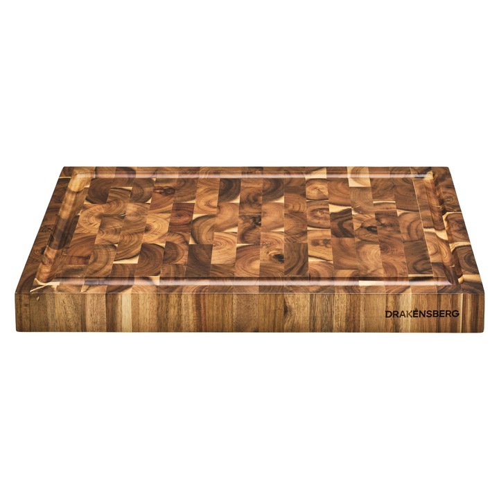 Tocator Mare DRAKENSBERG ,,Cooper", Lemn Masiv de Salcam, FSC, 45cm, maro