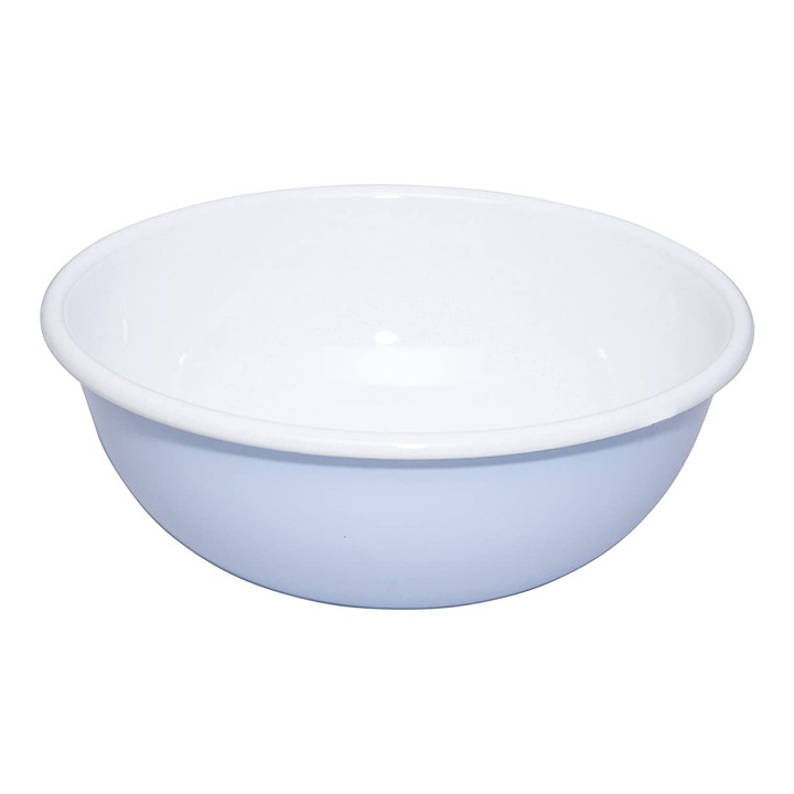 Riess, 0305-127, Bol De Bucatarie 18Cm, 0.8L, Email, Editie Classic Nature Blue Light, 0.29Kg, 0.8 Litri, 18.5 X 18.5 X 6.6Cm