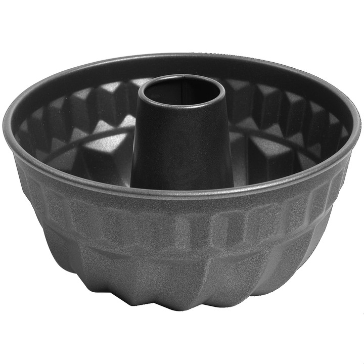 Kaiser Classic Original Kaiser Bundt tortaforma, 24 cm, acél, fekete