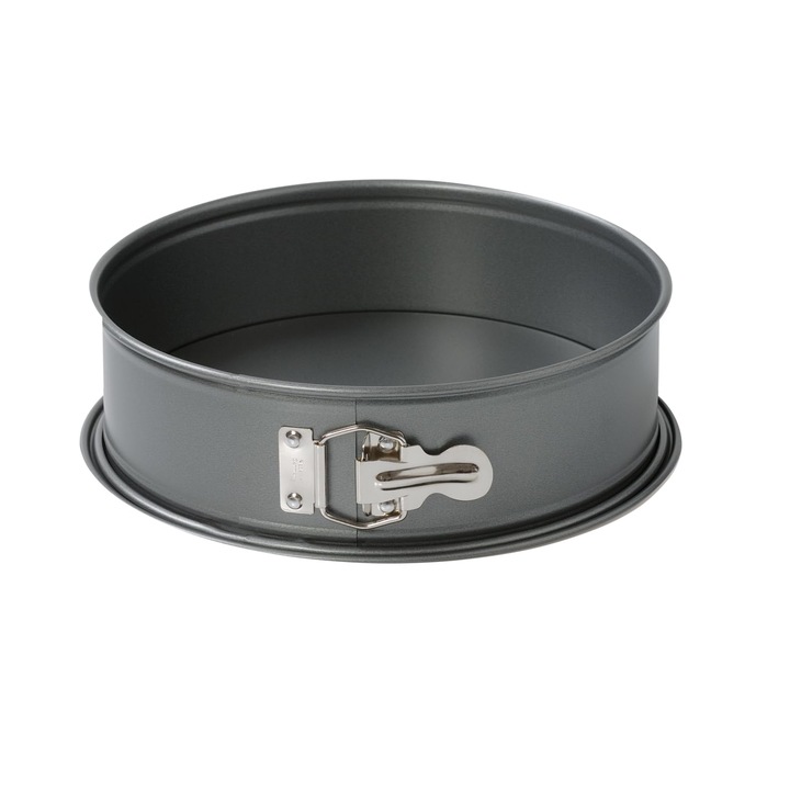 Original Kaiser 2300753805 Gourmet - 20 cm-es tortaforma, tapadásmentes fémlemez. Németországban készült, szürke
