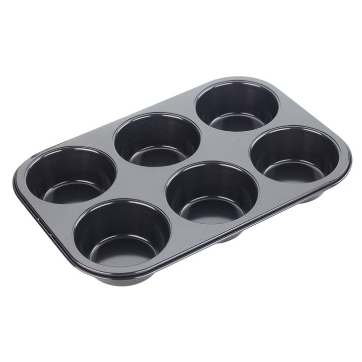Tala Jumbo Performance Muffin Sütőforma, 6 Rekeszes, Kiváló Minőségű Szénacél Eclipse Tapadásmentes Bevonattal, A Csomagolás Változhat