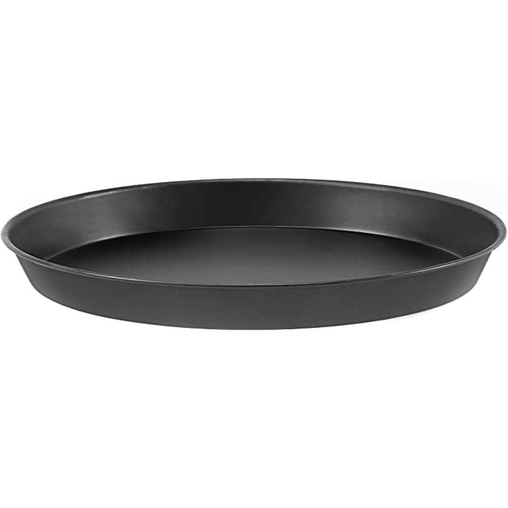 Pentole Agnelli Kerek, Fekete Pizzasütő Tálca, 40 cm