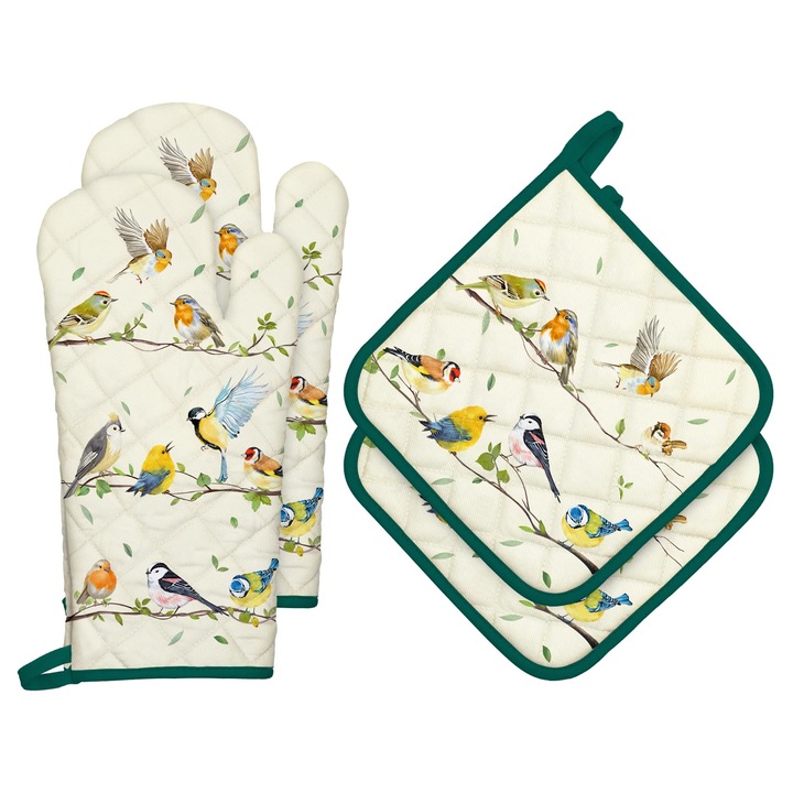 Manusi De Bucatarie Arquiel, Set De 4 Manusi De Bucatarie Si Suporturi Pentru Oale, 100% Bumbac, Rezistente La Caldura Pentru Gatit, Copt Si Gratar, Cadou, Lamaie